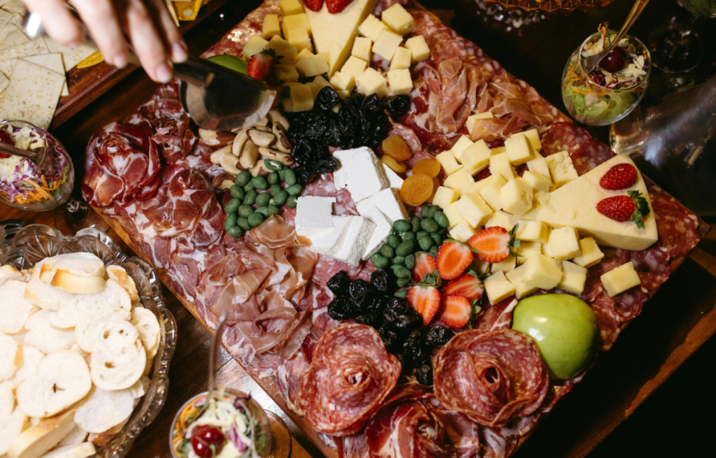 food pairing, charcuterie board, cheese board, beer